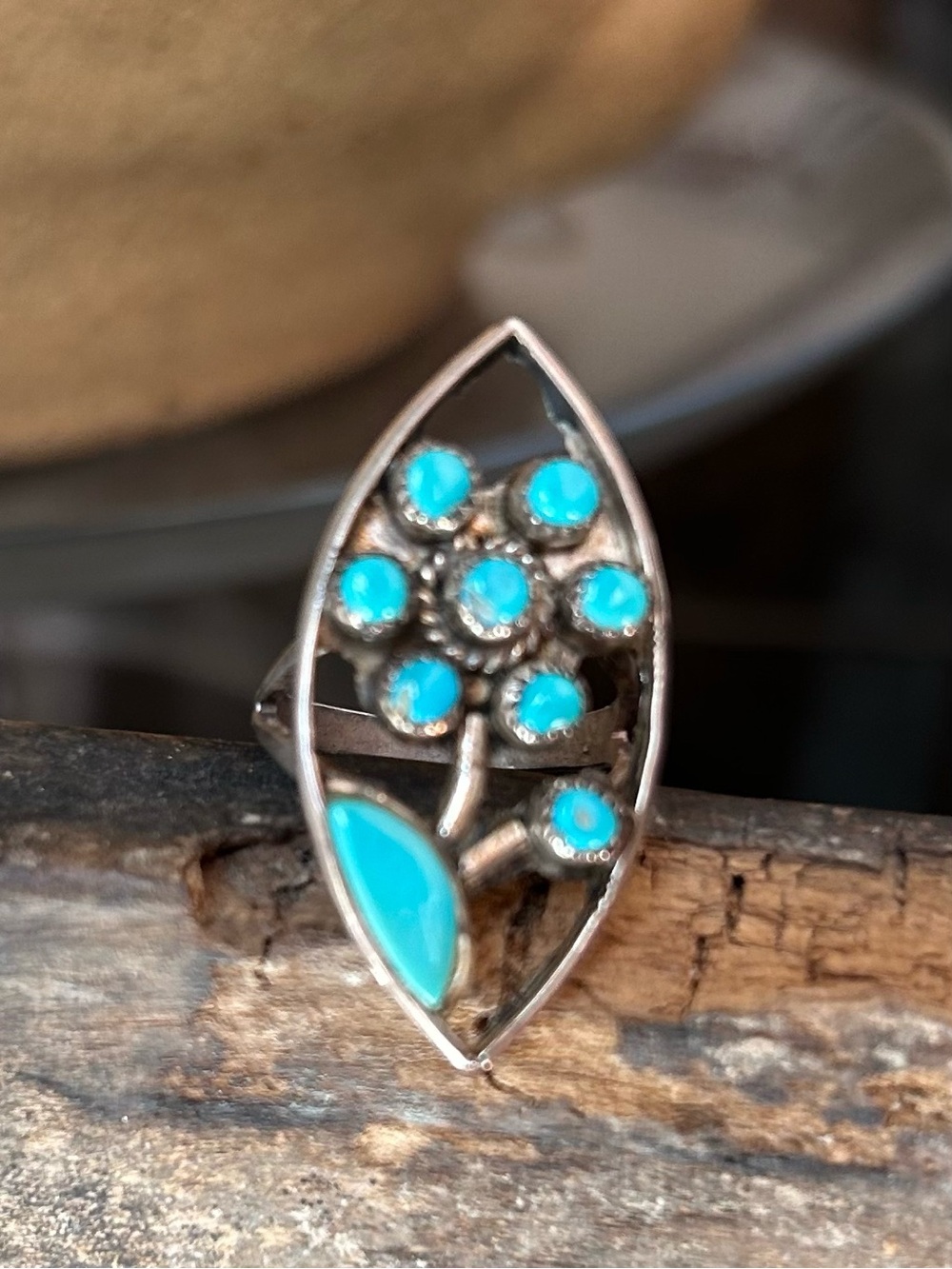 Vintage Native American Zuni Ring - Picture 8 of 14
